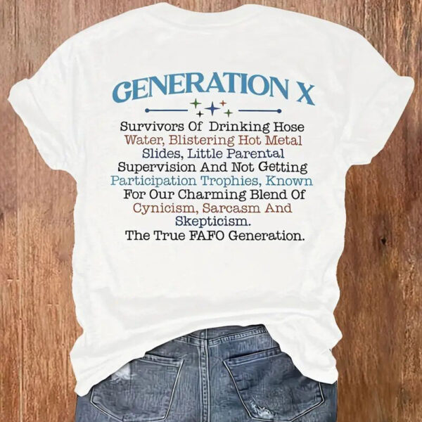 Women's Casual Short Sleeve Tee - Summer Round Neck Letter Print Top - Image 4