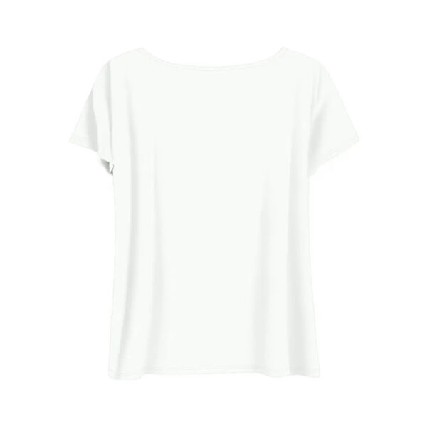 Women's 'PRAY' Print Round Neck Short Sleeve T-Shirt, Casual Summer Tee - Image 2
