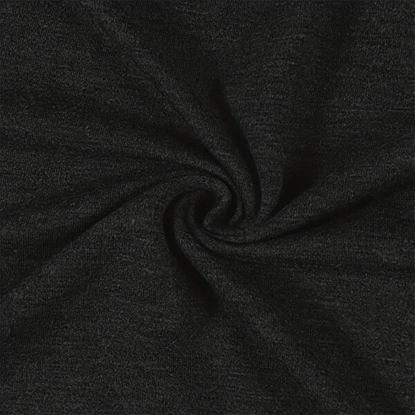 Women's Black Round Neck Slogan Print T-Shirt - Casual Short Sleeve Tee - Image 2