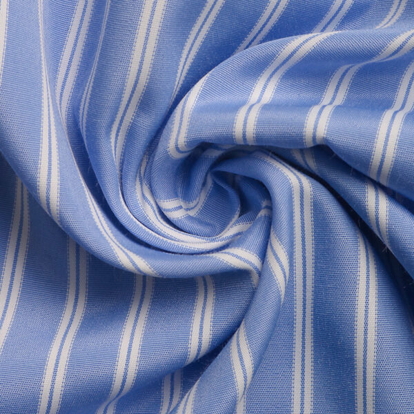 Women's Striped Tie Front Puff Sleeve Summer Casual Mini Dresses Loose Flowy Sundress - Image 4