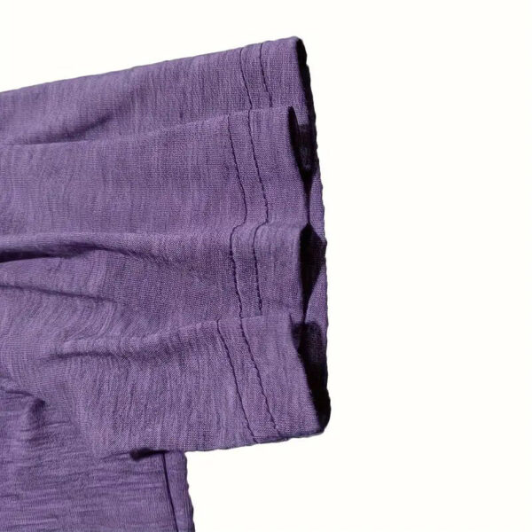 Women's Letter Print Round Neck Short Sleeve T-Shirt, Casual Summer Top - Image 7