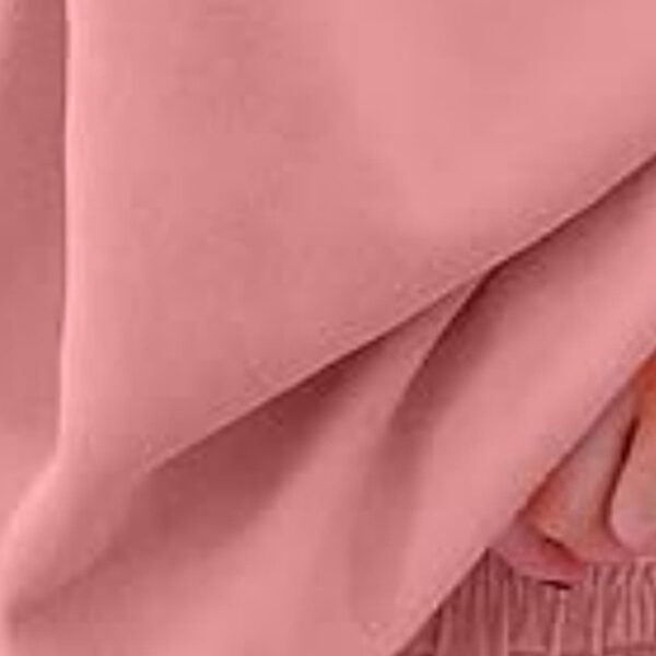 2pcs Women's Color-Block Short Sleeve Top & Shorts Set Casual Spring Summer Outfit - Image 3