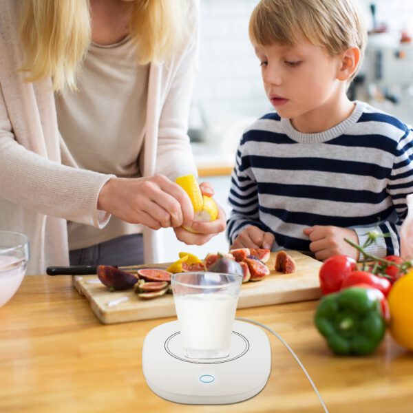 1Pc Coffee Mug Warmer Cup Warmer Auto Shut Off Coffee Tea Milk Electric Heater Pad Office Home Desk Electric Beverage Warmer Mat - Image 6