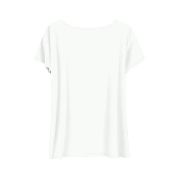 Women's Sunflower & Letter Print Round Neck Short Sleeve T-Shirt, Casual Summer Top - Image 3