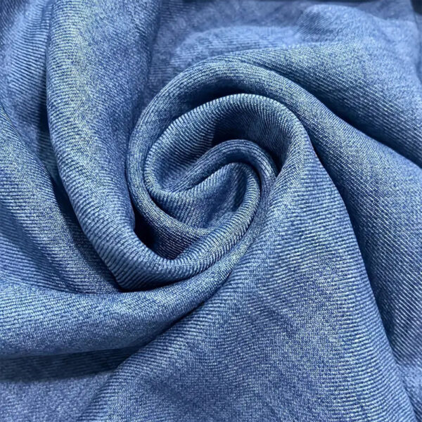 Women's Solid Color Deep V-Neck Long Sleeve Dress With Ruffled Hem & Asymmetrical Hemline Spring&Summer Vacation Dress - Image 5