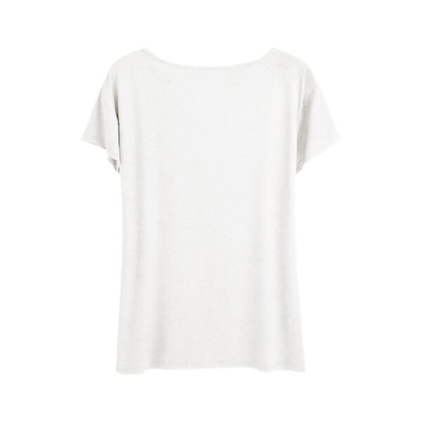 Women's 'BLESSED' Print Short Sleeve T-Shirt - Summer Casual Round Neck Tee - Image 2