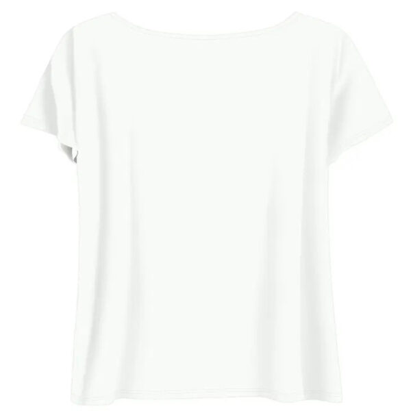 Women's Round Neck Short Sleeve T-Shirt With Rabbit & 'HAPPY EASTER' Print, Summer Casual Tee - Image 5