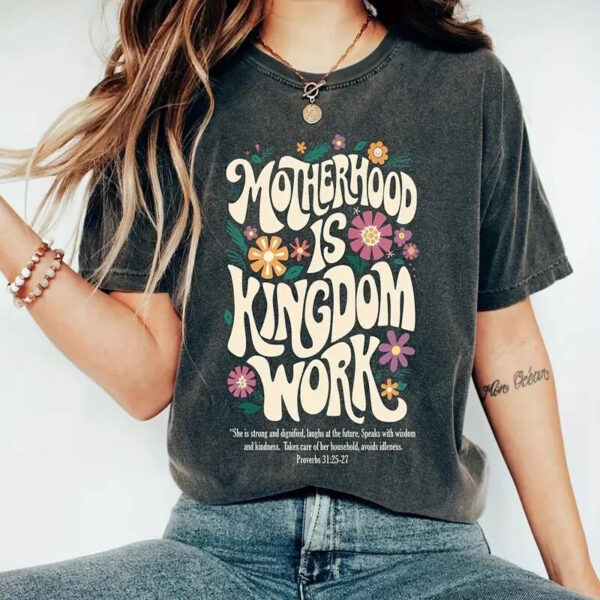 Women's Letter & Floral Print Short Sleeve T-Shirt - Casual Round Neck Summer Top - Image 2