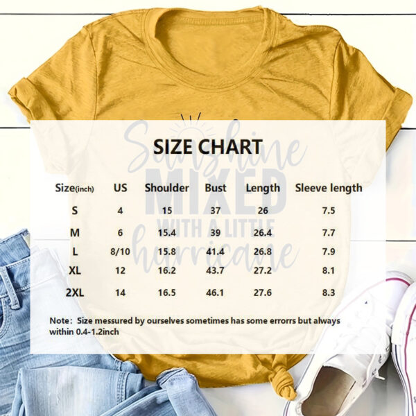 Women's Yellow Round Neck Short Sleeve T-Shirt - Casual Summer Top With English Print - Image 2