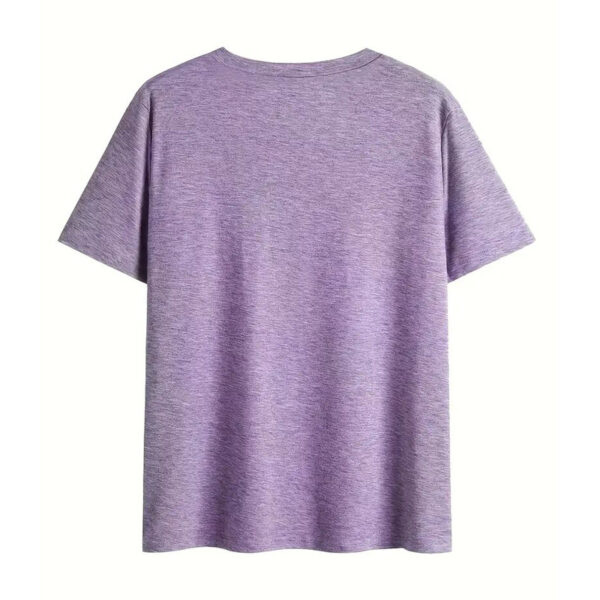 Women's V-Neck Beach Scene & Slogan Print Vacation Summer Top - Image 5